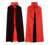 Halloween Mantello Bambini Halloween Reversibile Cape Mago Strega Costume Masquerade Cape Accessori,Style 2,140CM