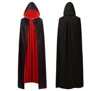 Halloween Mantello Bambini Halloween Reversibile Cape Mago Strega Costume Masquerade Cape Accessori,Style 3,140CM