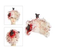 Halloween Maschera in Lattice Horror Sanguinamento Garza Cap Accessorio di