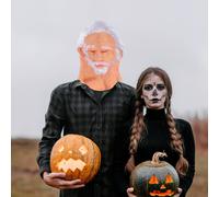 Halloween Maschera Mascherina Costume Da Vecchio Barba Finta Per Feste