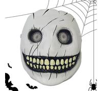 Halloween maschere adulti - Maschera per il viso del sorriso | Ghost per i festival della gioventù per lo spettacolo di cosplay per esibizioni in racca
