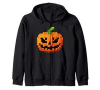 Halloween Master Builder Zucca Bambini Building Blocks Mattone Felpa con Cappuccio