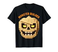 Halloween Master Builder Zucca Bambini Building Blocks Mattone Maglietta