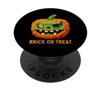 Halloween Master Builder Zucca bambini Building Blocks Mattone PopSockets PopGrip Adesivo