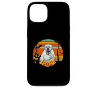Halloween Mastiff Dog Spooky Ghost Pumpkin Haunted House Custodia per iPhone 13
