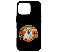 Halloween Mastiff Dog Spooky Ghost Pumpkin Haunted House Custodia per iPhone 16 Pro