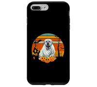Halloween Mastiff Dog Spooky Ghost Pumpkin Haunted House Custodia per iPhone 7 Plus/8 Plus