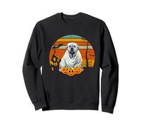 Halloween Mastiff Dog Spooky Ghost Pumpkin Haunted House Felpa