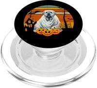 Halloween Mastiff Dog Spooky Ghost Pumpkin Haunted House PopSockets PopGrip per MagSafe