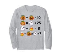 Halloween Matematica Equazioni Rompicapo Puzzle Forme Mania Maglia a Manica