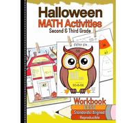 Halloween Math Activities Second and Third Grade Workbook: CCSS Standards Aligned Reproducible