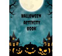 Halloween Mazes Activity Book for Kids Ages 4-8: Spooky Maze Puzzles with Bonus Coloring Pages for Fun Halloween Activities