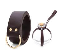 Halloween medievale cintura in pelle sacchetti in vita bottiglia pozione medievale in pelle pacchetto laterale mago sacchetti in vita pacchetto laterale abito evento a tema, Cst009 2, Taglia unica