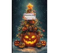 Halloween Meets Christmas Kids Notebook | Cute Stacked Pumpkin Tree Journal | Fun Gift for Boys & Girls