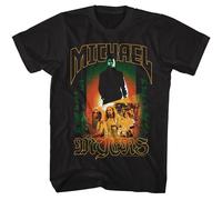 Halloween - Michael Myers V2 - American Classici - Solido Nero Adulto Corto Mani