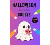 Halloween Mini Coloring Book: Ghosts: 15 Funny and Spooky Ghost Designs to Color - Halloween Activity Book for Kids Ages 4+