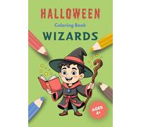 Halloween Mini Coloring Book: Wizards: 15 Unique Designs to Color for Kids Ages 4 and Up