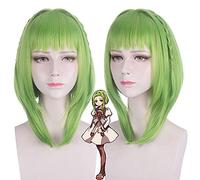 Halloween Moda Festa di Natale Vestire Parrucca Legata Adolescente Hanako-Kun Cos Parrucca Qifeng Cherry Capelli Finti Tenero Verde Fibbia Intreccia Forma