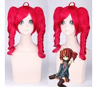 Halloween Moda Festa di Natale Vestire Parrucca Vocaloid Accento Teto Rosso Split Cos Parrucca Cos 020