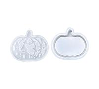 Halloween Molds, Silicone Resin Molds, 3.54x4.13x0.24 Inches, Casting Craft Supplies Epoxy Plaster Wax, Pumpkin Lamp for Tealight Holders Table Centerpieces Fall Holiday Home Decor, Thanksgiving