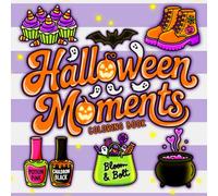 Halloween Moments Bold & Easy Coloring Book: 40 Cute & Spooky Pages for Relaxation and Fun Featuring Pumpkins, Candy, Ghosts, Sweet Treats & All the Girly Halloween Vibes