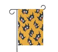 Halloween Monster Dog Print inverno bandiere all'aperto natale cortile banner per la decorazione del giardino 12x18 double sided