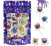 Halloween Monster Lollipop, Monster Variety Suckers Candy, ideale per riempire sacchetti di Halloween, confezionati singolarmente (0,5 kg)