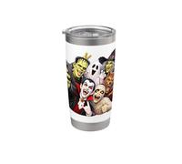 Halloween Monster Selfie Frankenstein Vampire Mummy Werewolf Bicchiere termico in acciaio inox doppia parete