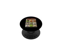 Halloween Most Wanted Faces Spooky Mostri Costume Divertente PopSockets PopGrip Adesivo