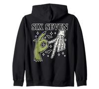 Halloween Mostro e Scheletro Sei Sette Felpa con Cappuccio