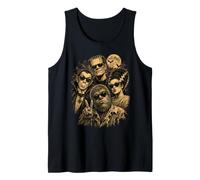 Halloween Mostro Selfie Frankenstein Lupo Mannaro Dracula Sposa Canotta