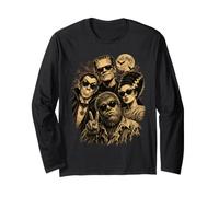 Halloween Mostro Selfie Frankenstein Lupo Mannaro Dracula Sposa Maglia a Manica