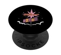 Halloween Motel Retro Sign Art PopSockets PopGrip Adesivo
