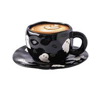 Halloween Mug - 320ml Ceramic Irregular Drinking, Halloween Ceramic Cup, Pumpkin Coffee Mug, Pumpkin Drinking Mugs, Cute Halloweens Mugs | Holiday Drinkware For Wine Milk Beer Juice Tea Collectors