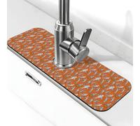 Halloween mummia rubinetto tappetino per lavello da cucina assorbente ad asciugatura rapida tappetino di scarico intorno al rubinetto per lavello della cucina tappetino lavandino del bagno