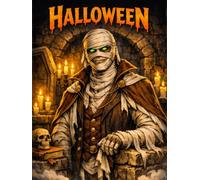 Halloween Mummy Notebook: Ancient Curse Lined Journal for Spooky Writing, Dark Notes & Creepy Creativity