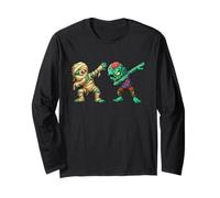 Halloween Mummy Zombie Dabbing Spooky Mummy Dab Dance Maglia a Manica
