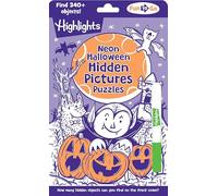 Halloween Neon Hidden Pictures Puzzles