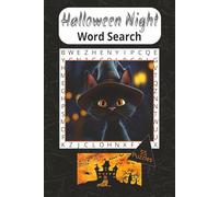 Halloween Night Word Search: Spooky Word Search Book, Large Print | 6x9 Inch Size, 55 Puzzles, Screen-Free Halloween Fun, Halloween Puzzle For Kids ... Halloween Parties, Trick-or-Treat Bags
