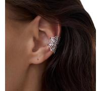 Halloween Non Piercing Orecchini Moderno Ragni Web Ear Clip Elegante Polsino Donne Gioielli Adatto Per Donne Giovani Donne Halloween Ragni Web Polsini, Misura unica, come descritto, come descritto