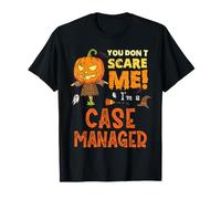 Halloween Non spaventare Case Manager Divertente Maglietta