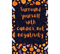 Halloween Notebook: Blank Paper Journal with Orange Lines for your Notes : A 100 Page 6 x 9 Inch Halloween Notebook: A 100 Page 6 x 9 Inch Notebook
