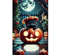Halloween Notebook Cute: A spooky cute themed 120 Pages, lined notebook perfect for capturing your eerie ideas, and hauntingly good plans