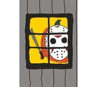 Halloween Notebook Scary Odd Owl in Hockey Mask: Hand Drawn Halloween Slasher owl Journal Spooky fun owl notepad gift for horror fans 120 Full Colour Pages