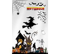 Halloween Notizbuch Hexe Kürbis Vampir Tagebuch Kürbisgesicht Gruselparty Zeichenbuch Gespenster Skizzenbuch Gruseln Geister Fotoalbum Hexenbesen ... Taschenbuch Süßes oder Saures Fledermaus A69A