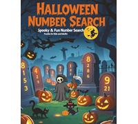 Halloween Number Search: Spooky & fun number search puzzles for kids and adults