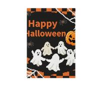 Halloween Orange Pixel bandiere di pace per esterni bandiere banner per esterno per decorazione Yard 28x40 double sided