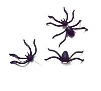 Halloween Orecchini a forma di ragno nero a forma di ragno nero con perno portatile e utileBellissimo design