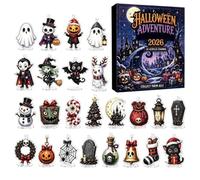 Halloween Ornament Advent 24 Days Gothic Countdown Calendar