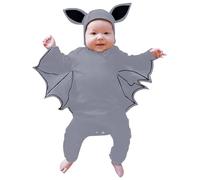 Halloween Pagliaccetto Neonato Unisex Vestiti Cosplay Tutina Tutine Cotone per Pipistrelli Infantili Costume Zucca Costumes Scheletro Neonatos Il Mio Primo Vestito di